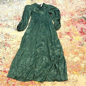 Somerset Maxi Dress with Long Sleeves size M